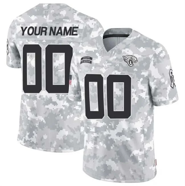 Football Jersey Football Fan-Custom J.Jaguars Active Player 2024 F.U.S.E Arctic Camo Salute To Service Limited Stitched Football Jersey