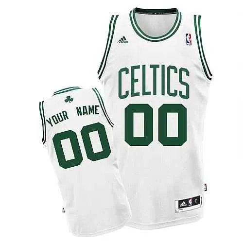 Basketball Jersey Music Band-Boston Celtics Custom Swingman white Home Basketball Jersey