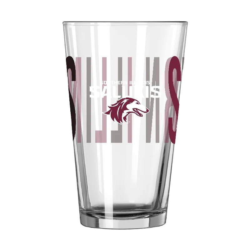 Team Mug Tennis-Southern Illinois 16oz Overtime Pint Glass