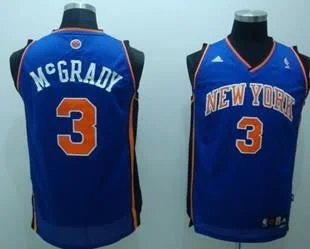 Basketball Jersey Logo-Knicks 3 McGrady Blue Basketball Jerseys