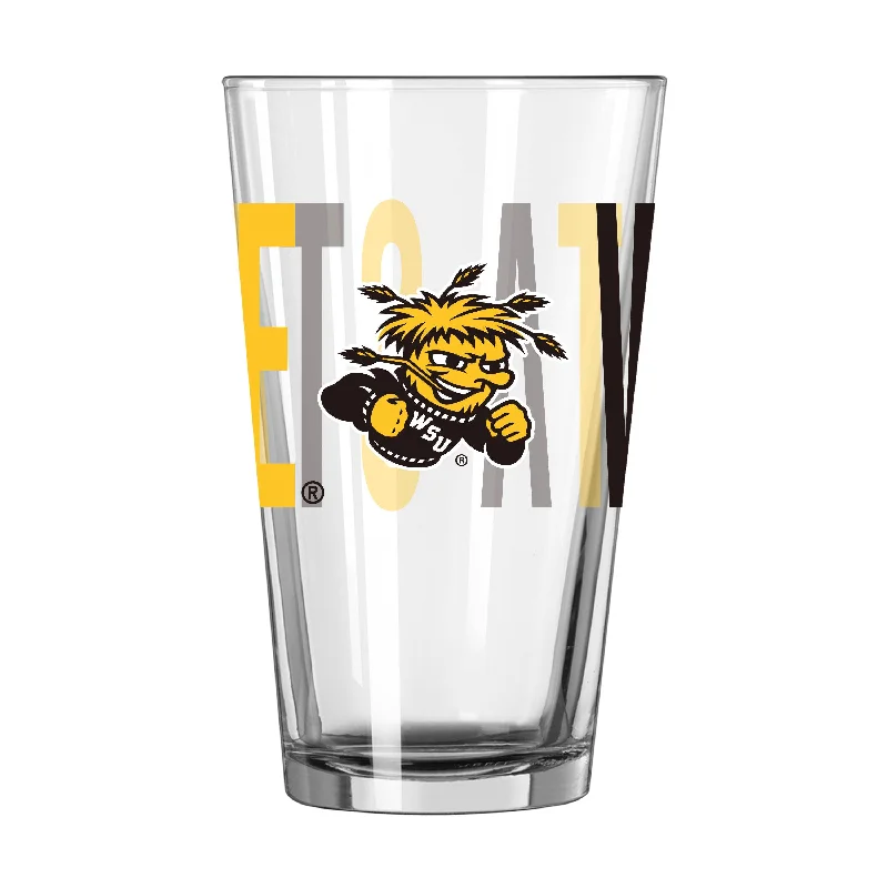 Team Mug Two-Tone-Wichita State 16oz Overtime Pint Glass