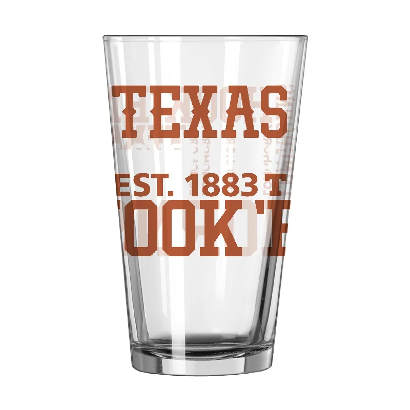 Team Mug Red-Texas 16oz Spirit Pint Glass