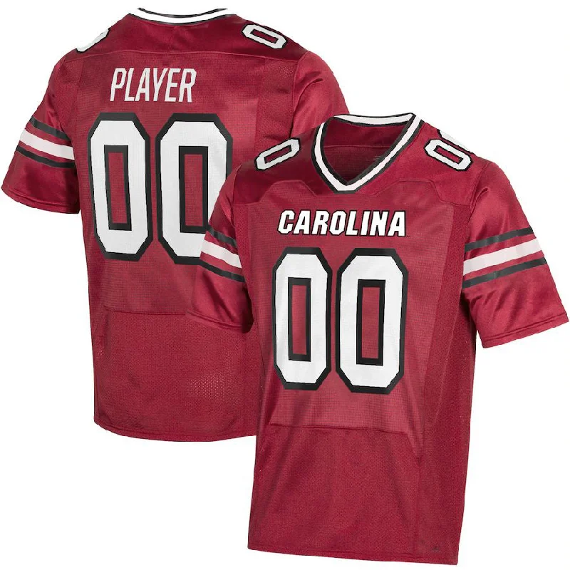 Football Jersey Personalized-Custom S.Carolina Gamecocks Under Armour Pick-A-Player NIL Replica Football Jersey Garnet Stitched American College Jerseys