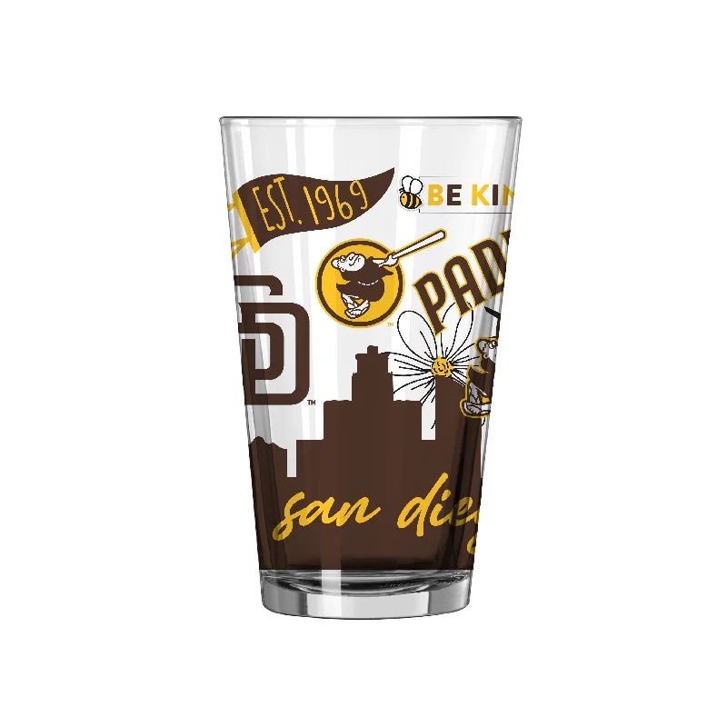 Team Mug Sci-Fi-SD Padres 16oz Native Pint Glass