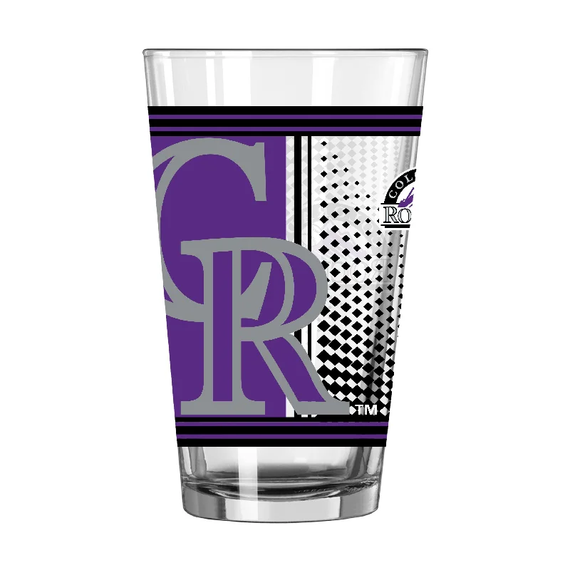 Team Mug Superhero-Colorado Rockies 16oz Hero Pint Glass