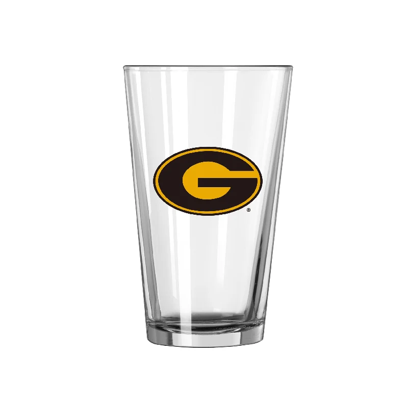 Team Mug Blue-Grambling State 16oz Logo Pint Glass