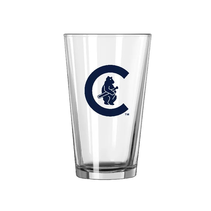 Team Mug Engraved-Chicago Cubs 1914 Bear 16oz Pint Glass