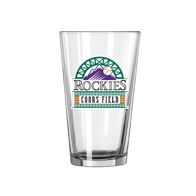 Team Mug Custom-Colorado Rockies 16oz Coors Field Pint Glass