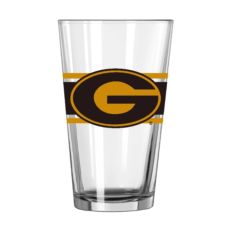 Team Mug Insulated-Grambling State 16oz Stripe Pint Glass