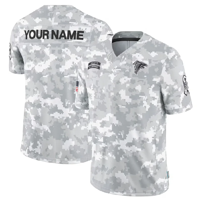 Football Jersey Space Theme-Custom A.Falcons Active Player 2024 F.U.S.E Arctic Camo Salute To Service Limited Stitched Football Jersey