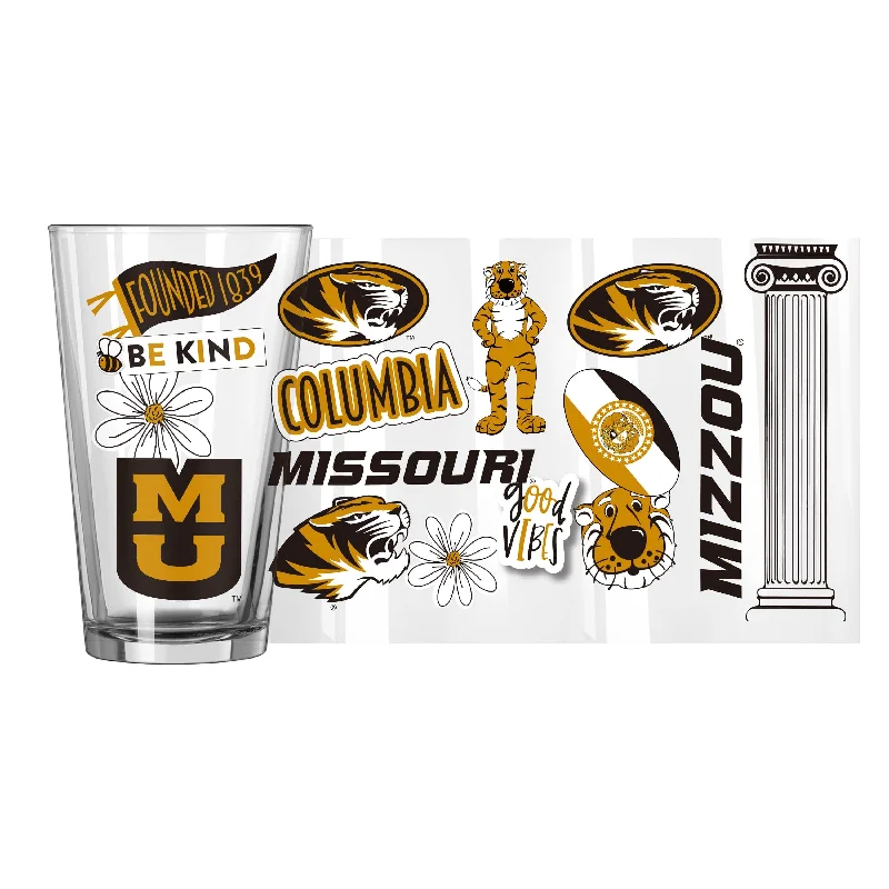 Team Mug Dad-Missouri 16oz Native Pint Glass