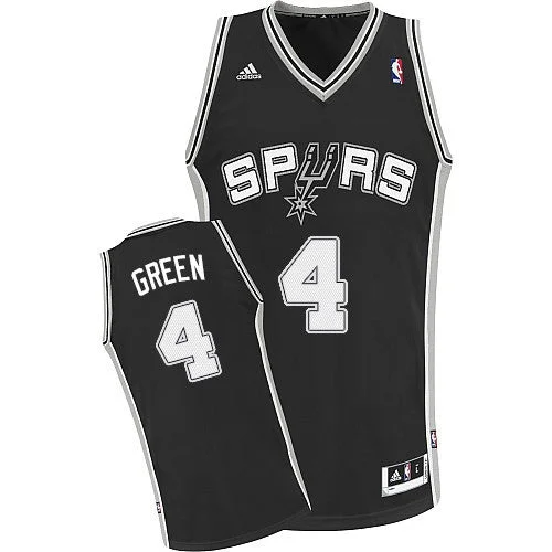 Basketball Jersey Comfortable-Spurs 4 Green Black Basketball Jerseys