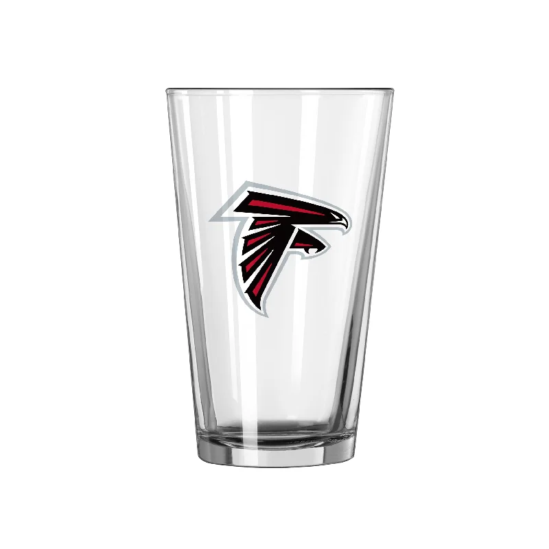 Team Mug Podcaster-Atlanta Falcons 16oz Logo Pint Glass