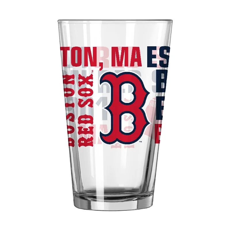 Team Mug Artistic-Boston Red Sox 16oz Spirit Pint Glass