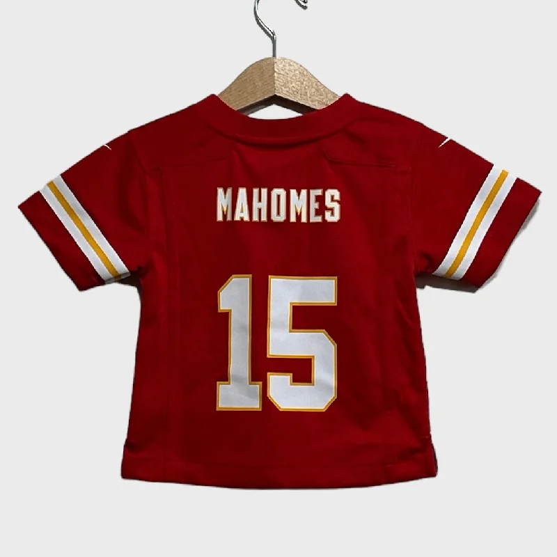 Football Jersey Long Sleeve-Patrick Mahomes Kansas City Chiefs Jersey Toddler 12M