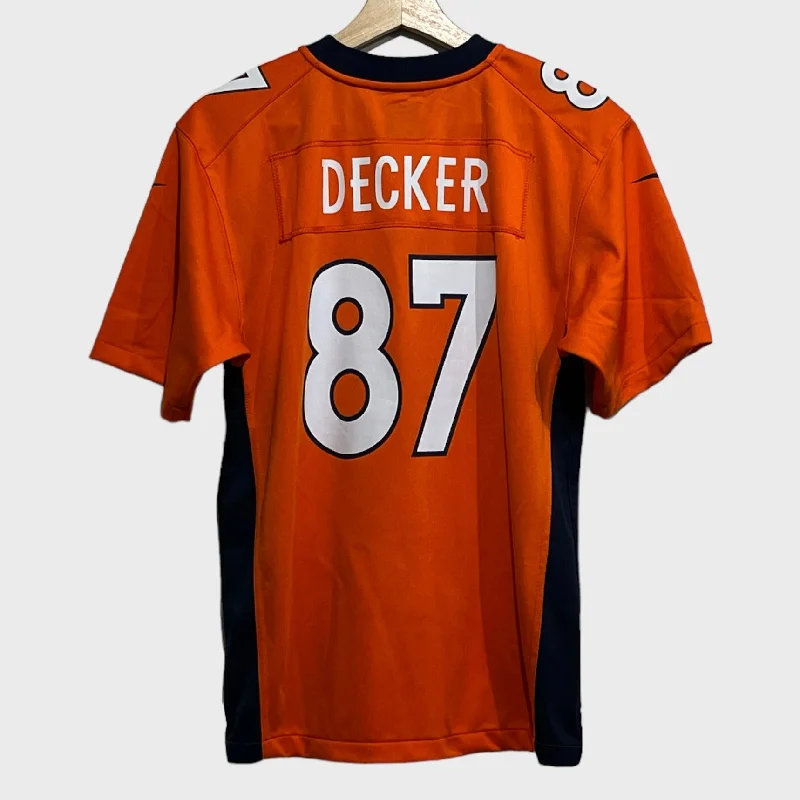 Football Jersey Toddler-Eric Decker Denver Broncos Jersey Youth L