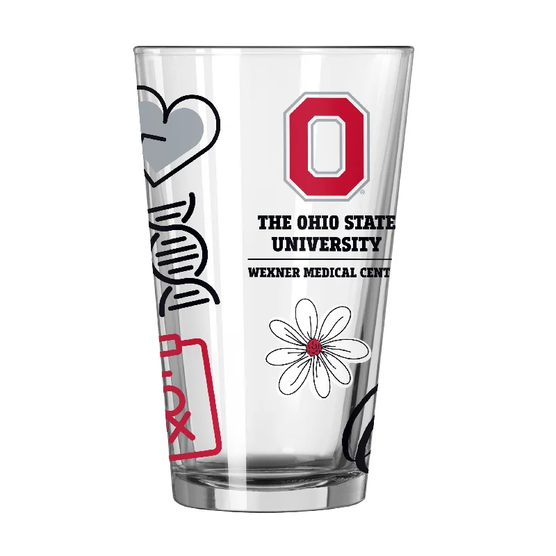 Team Mug Groomsmen-Ohio State Wexner Medical Center 16oz Native Pint Glass