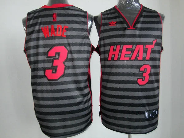 Basketball Jersey All-Season-Heats 3 Wade Black Gride Grey Basketball Jerseys