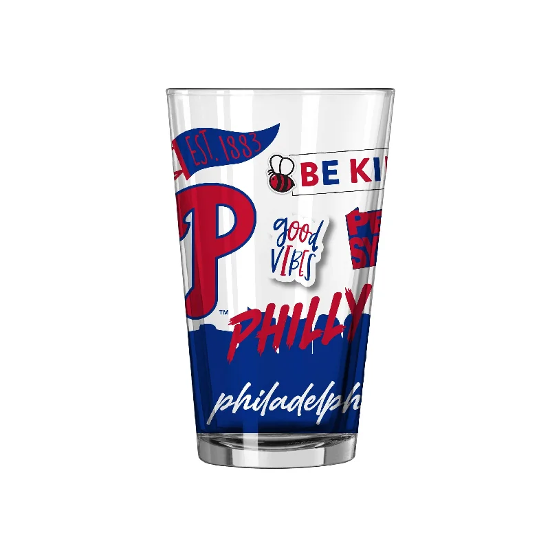 Team Mug Celebrity-Philadelphia Phillies 16oz Native Pint Glass