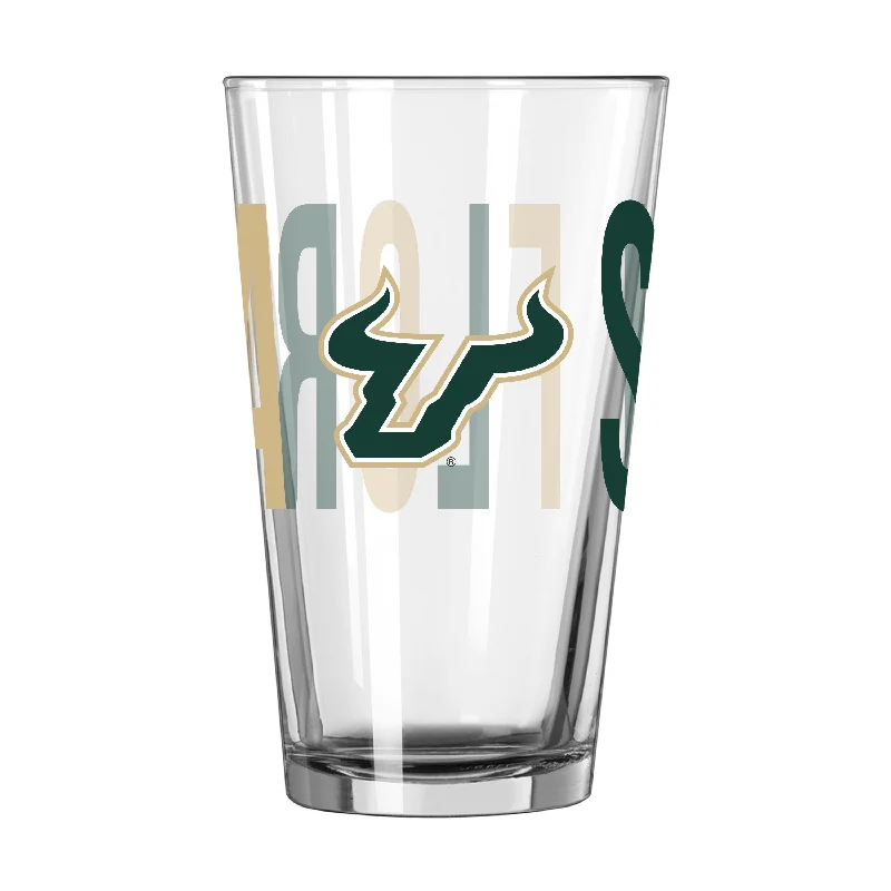 Team Mug Hockey-South Florida 16oz Overtime Pint Glass