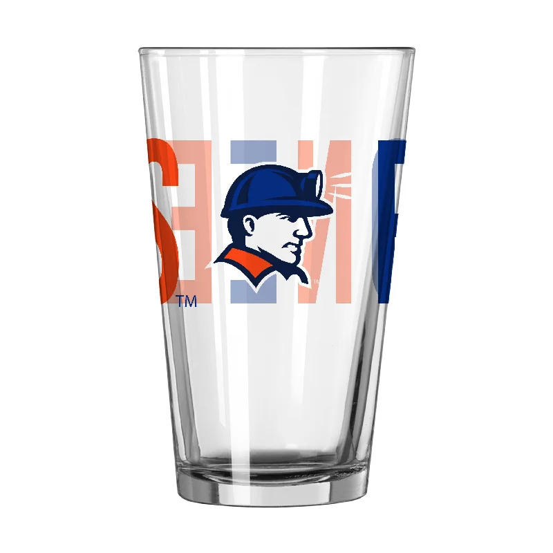 Team Mug Trendsetter-Wisconsin Platteville 16oz Overtime Pint Glass