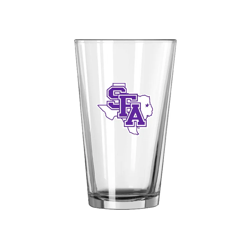 Team Mug Water-Stephen F Austin 16oz Logo Pint Glass