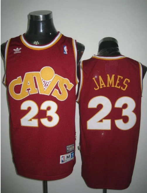 Basketball Jersey Stylish-Cavaliers 23 Lebron James Red CAVS Basketball Jerseys