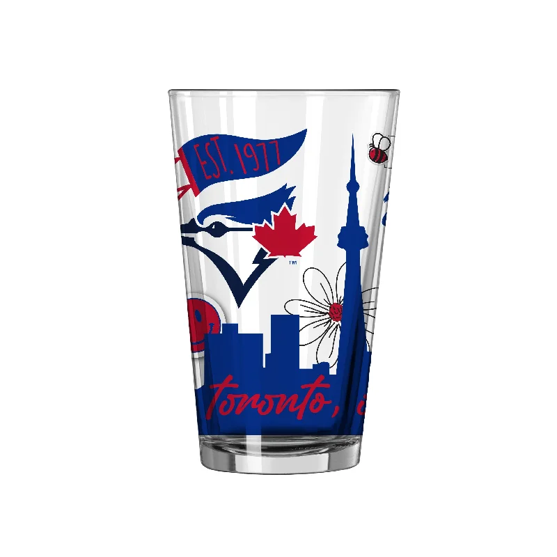 Team Mug Aunt-Toronto Blue Jays 16oz Native Pint Glass