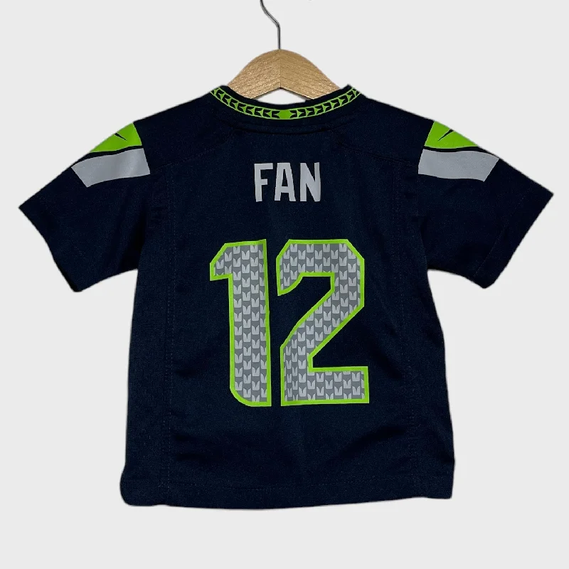 Football Jersey Tailgate-Fan #12 Seattle Seahawks Jersey Toddler 2T