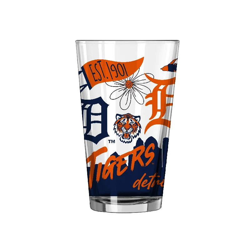 Team Mug New Year-Detroit Tigers 16oz Native Pint Glass