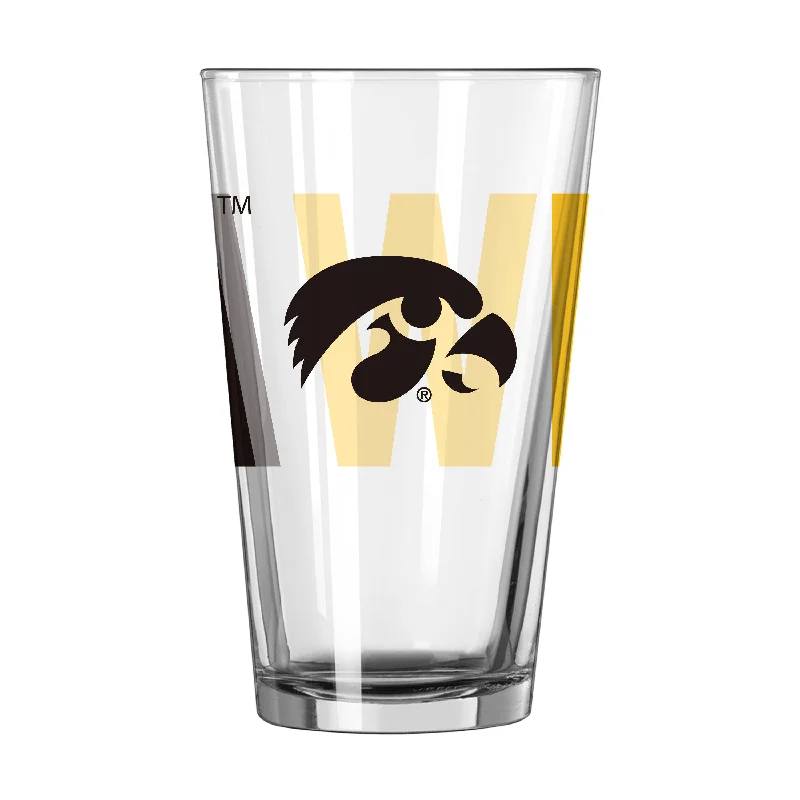 Team Mug Comic-Iowa 16oz Overtime Pint Glass