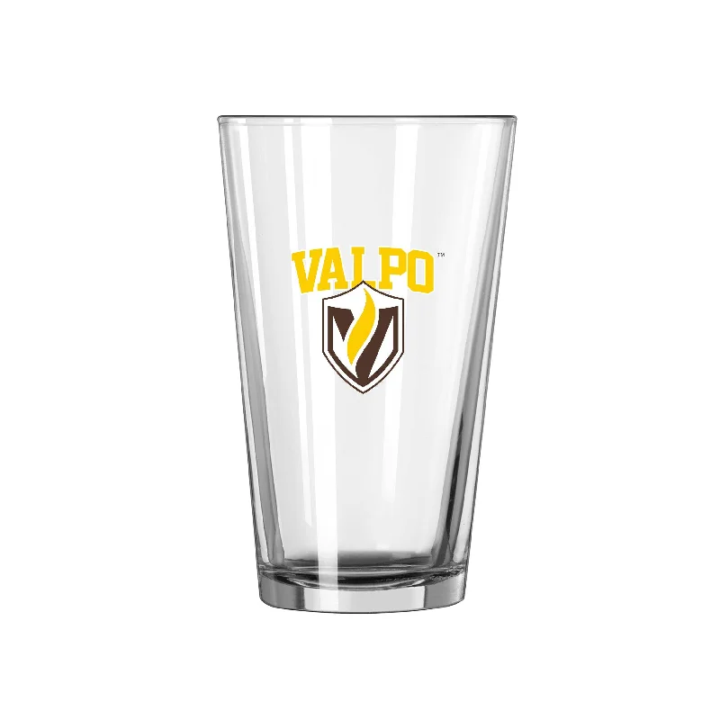 Team Mug Tennis-Valparaiso 16oz Logo Pint Glass