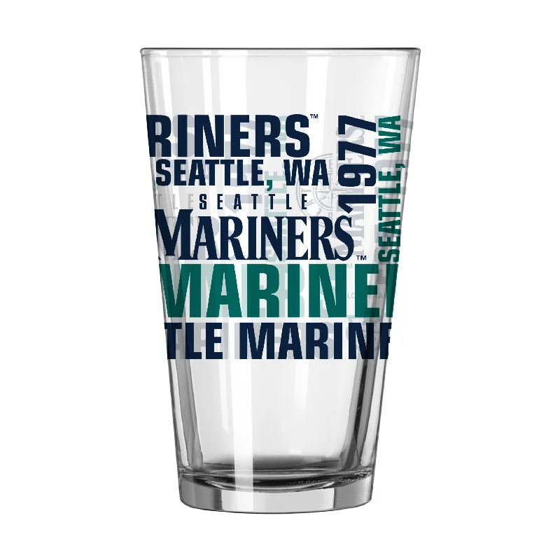 Team Mug Aesthetic-Seattle Mariners 16oz Spirit Pint Glass