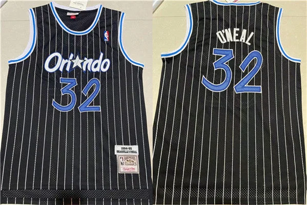 Basketball Jersey Athletic-Men's Orlando Magic #32 Shaquille O'Neal Black Stitched Basketball Jersey