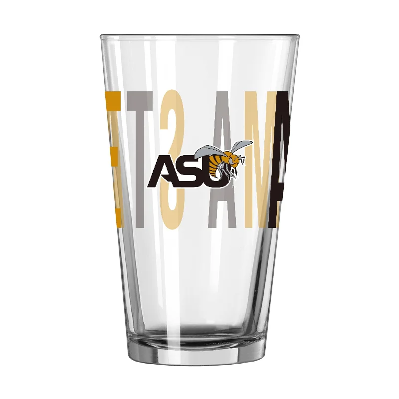 Team Mug Porcelain-Alabama State 16oz Overtime Pint Glass