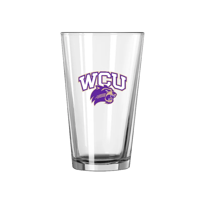 Team Mug Football-Western Carolina 16oz Logo Pint Glass