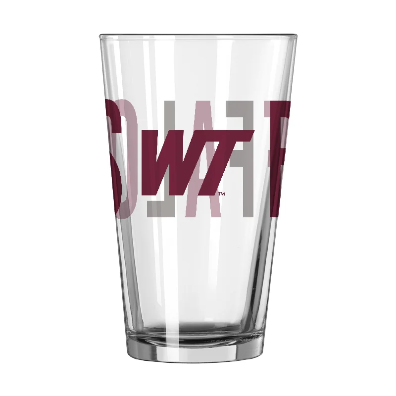 Team Mug Plastic-West Texas A&M 16oz Overtime Pint Glass