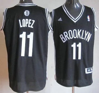 Basketball Jersey Purple-Nets 11 Lopez Black Basketball Jerseys