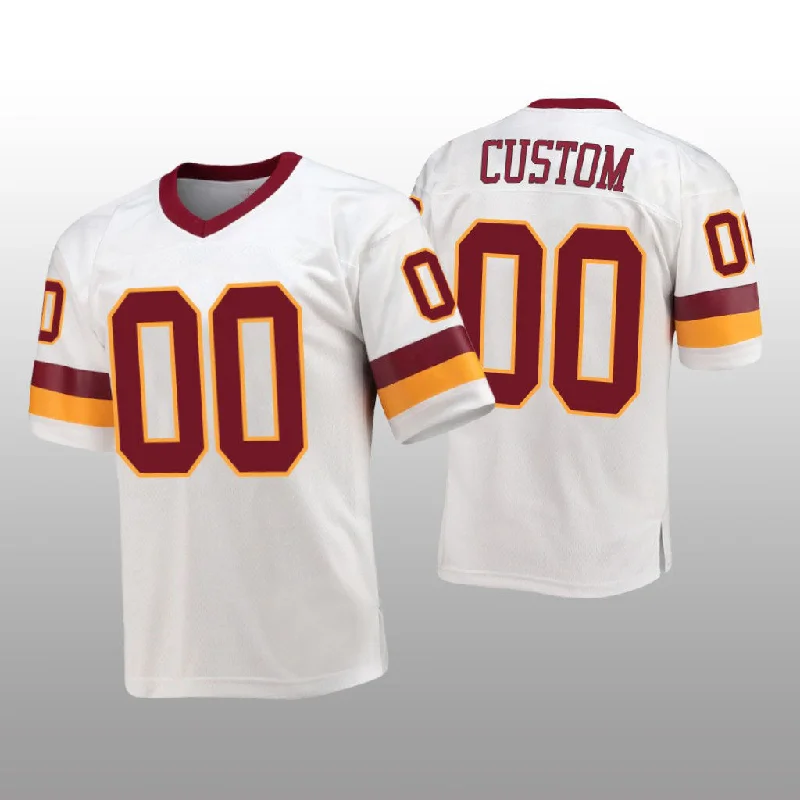 Football Jersey NFL-Custom W.Commanders White Stitched Legacy Replica 1987 Throwback Jerseys Football Jerseys