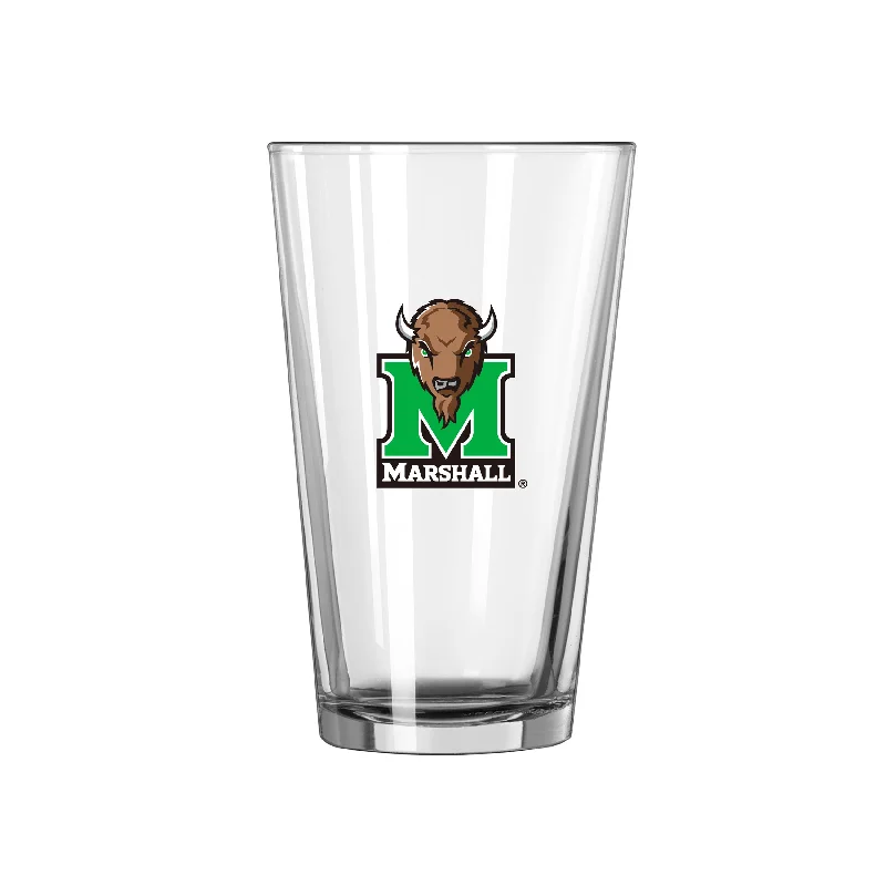 Team Mug Stylish-Marshall 16oz Logo Pint Glass