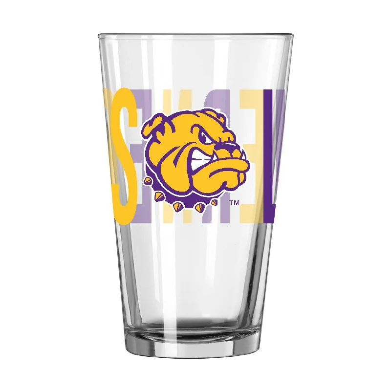 Team Mug Water-Western Illinois 16oz Overtime Pint Glass