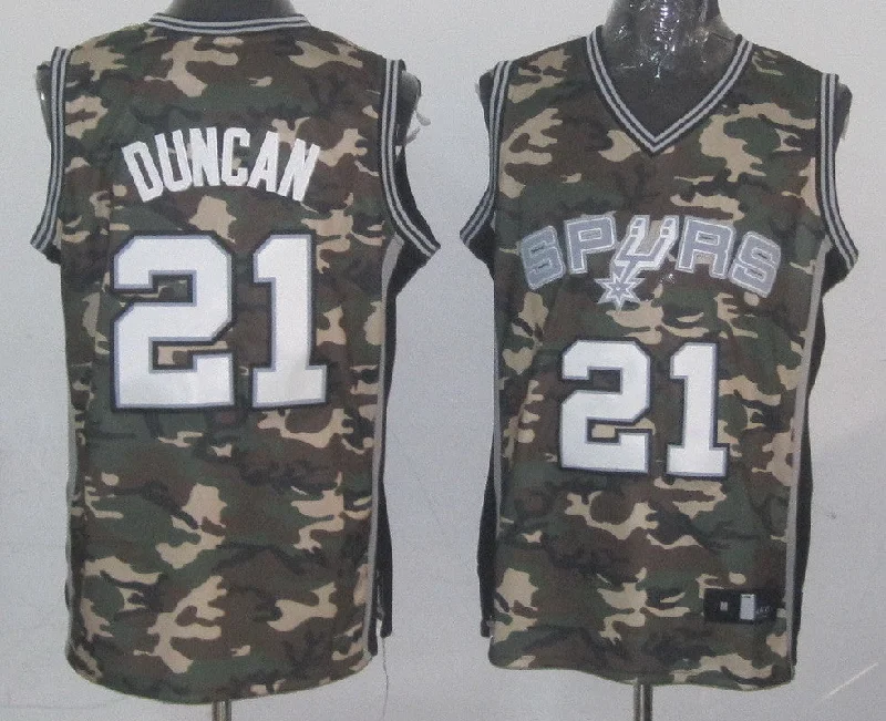 Basketball Jersey Classic-Spurs 21 Duncan New Revolution 30 Basketball Jerseys