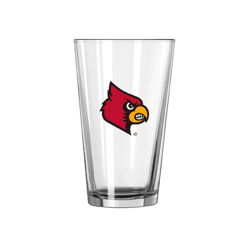 Team Mug Modern-Louisville 16oz Logo Pint Glass