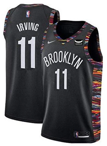 Basketball Jersey Championship-Men's Brooklyn Nets #11 Kyrie Irving Black Stitched Basketball Basketball Jersey