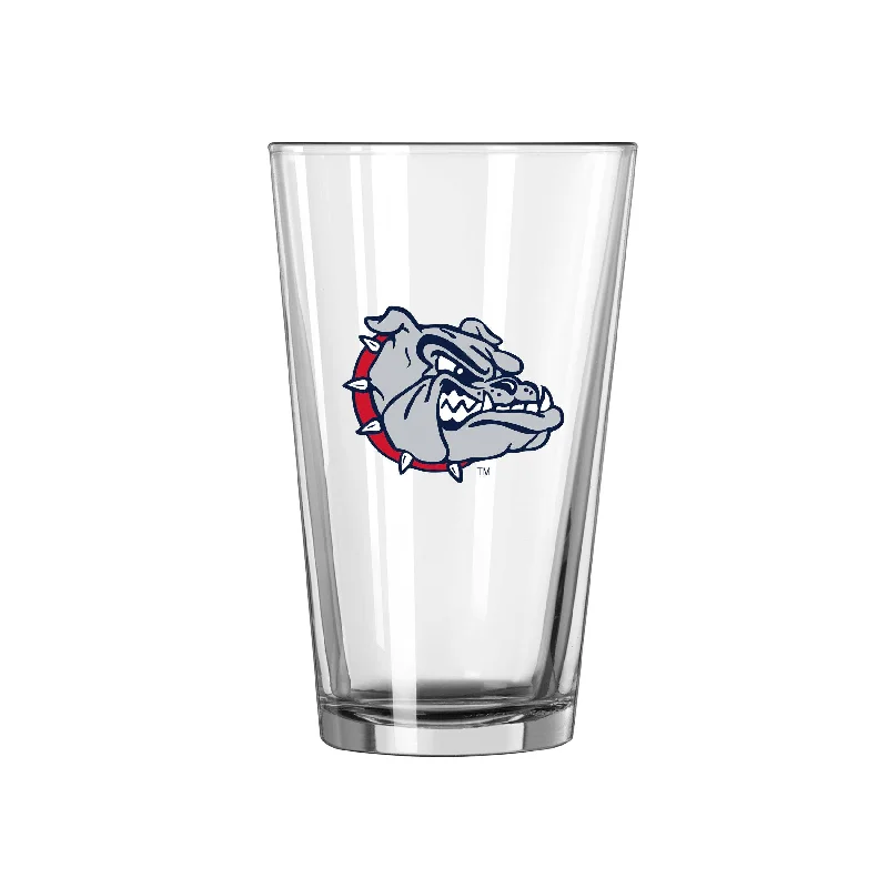 Team Mug Red-Gonzaga 16oz Logo Pint Glass