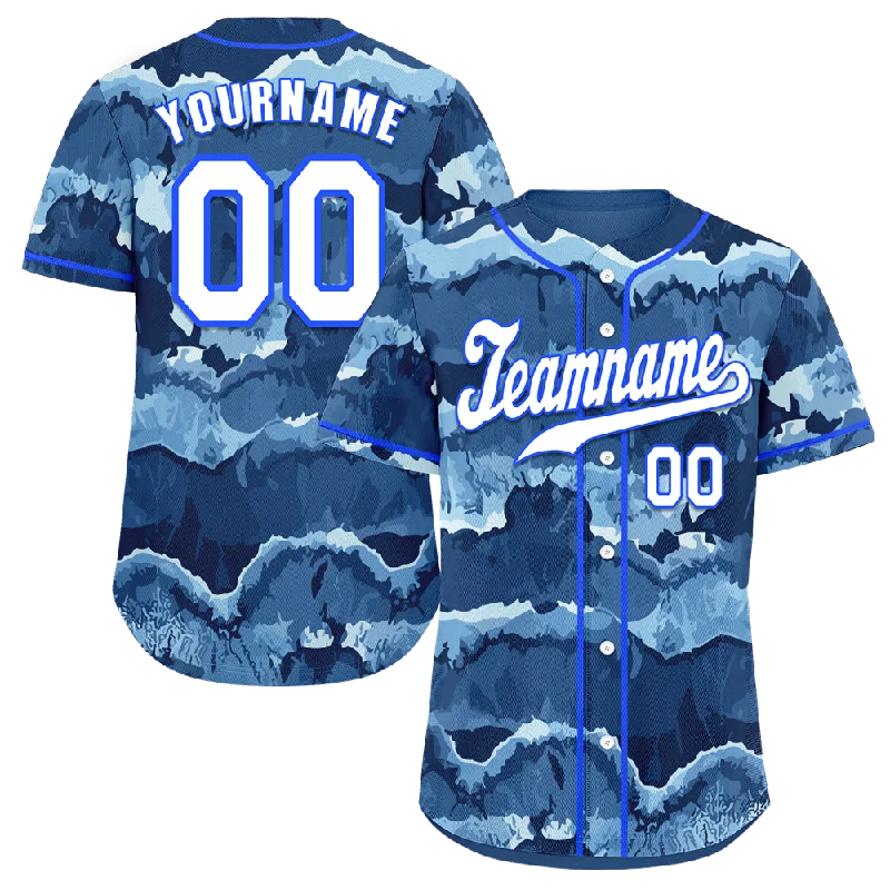 Baseball Jersey Esports-Custom Grey Tie Dye White Authentic Baseball Jersey BSBJ0a-bc0fbfd