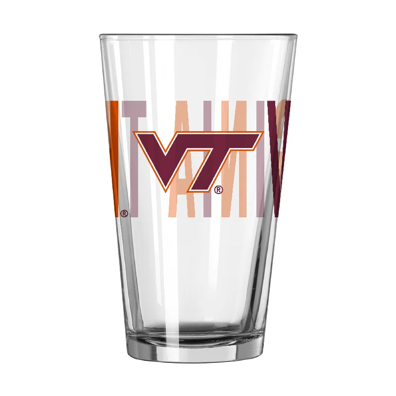 Team Mug Beer-Virginia Tech 16oz Overtime Pint Glass