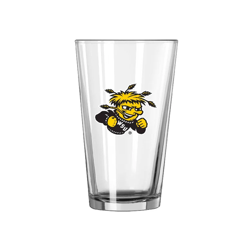 Team Mug Milk-Wichita State 16oz Logo Pint Glass