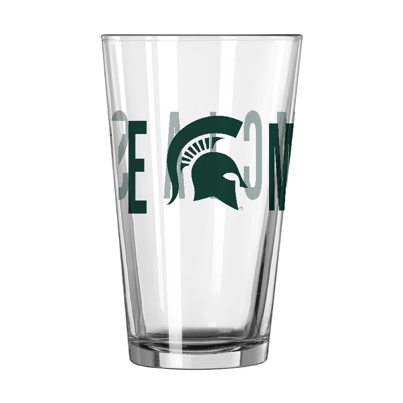 Team Mug Team Building-Michigan State 16oz Overtime Pint Glass