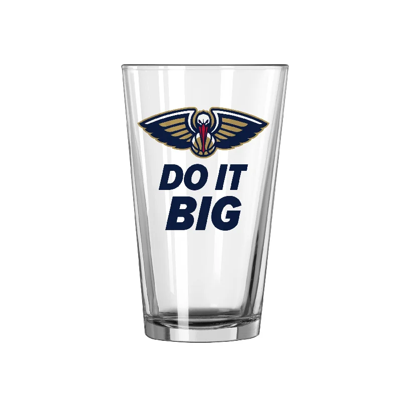 Team Mug TV Show-New Orleans Pelicans 16oz Slogan Pint Glass